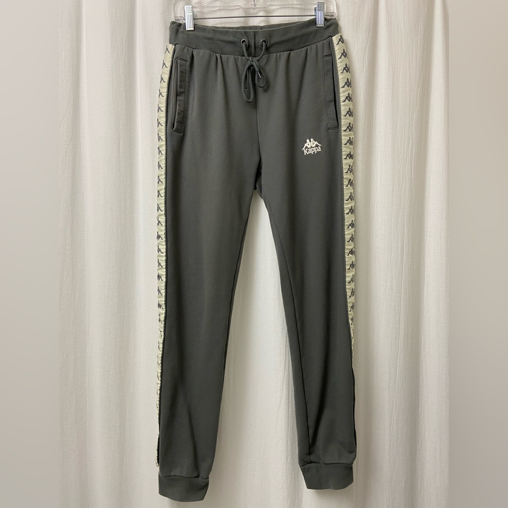 Kappa Men's Olive Joggers with Logo Trim